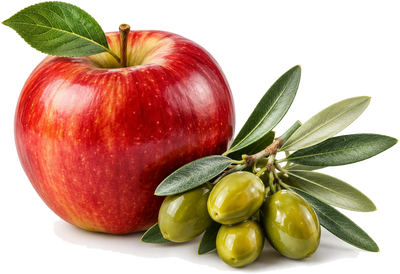 Apple and olives